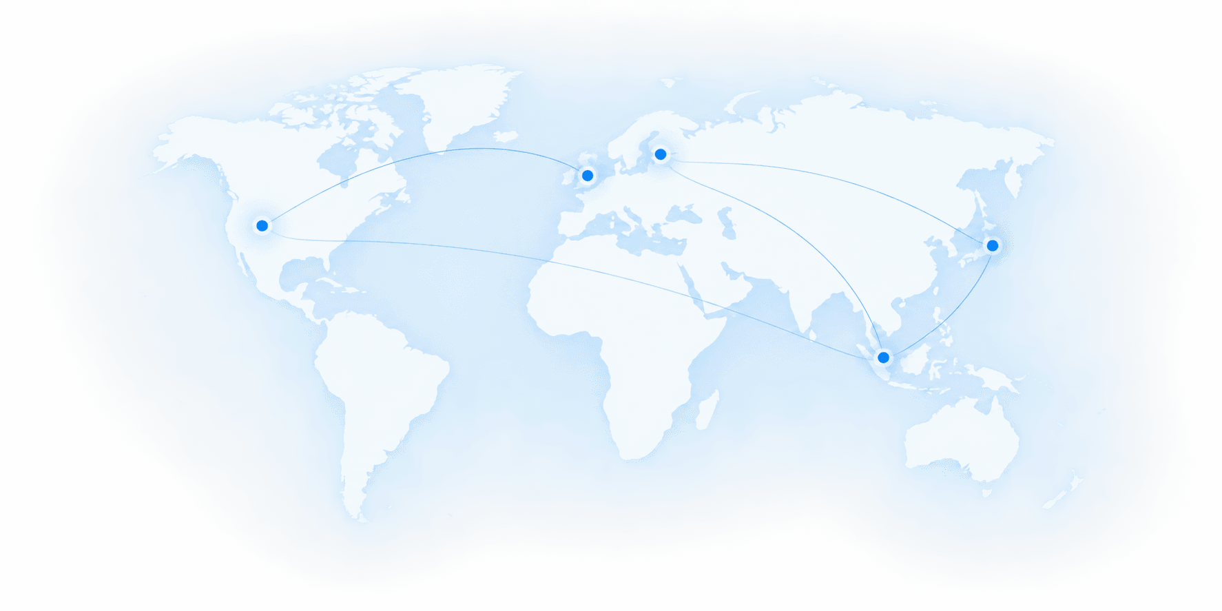 Global network coverage map